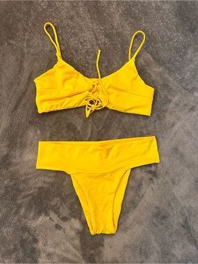 San Lorenzo Sunny Yellow Bikini Set